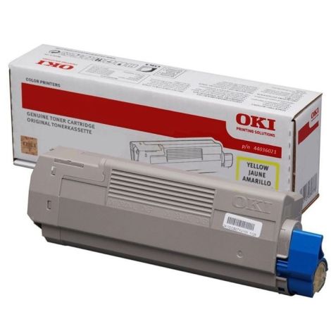 Toner OKI 44036021 (C910, C920), žlutá (yellow), originál