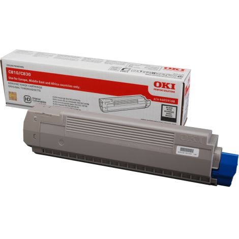 Toner OKI 44059108 (C810, C830), černá (black), originál