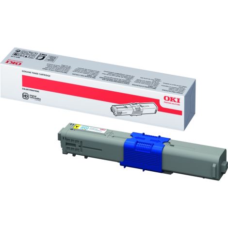 Toner OKI 44469704 (C310, C330, C510, C511, C530, MC351, MC361, MC561), žlutá (yellow), originál