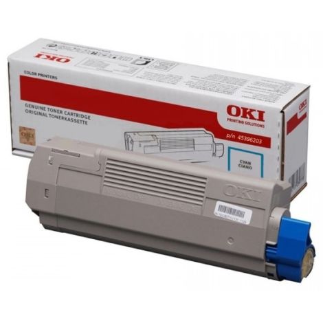 Toner OKI 45396203 (MC770, MC780), azurová (cyan), originál