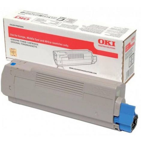 Toner OKI 46490403 (C532, C542, MC563, MC573), azurová (cyan), originál