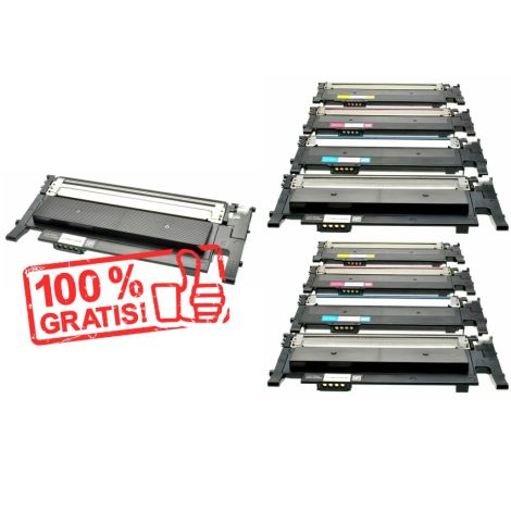 Toner 2 x Samsung CLT-P406C, CMYK + CLT-K406S ZDARMA, multipack, alternativní