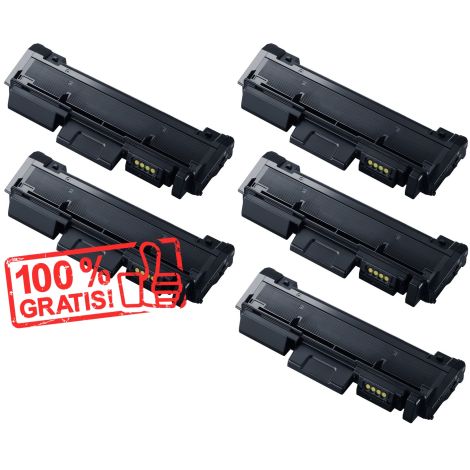 Toner 4 x Samsung MLT-D116L + MLT-D116L ZDARMA, černá (black), alternativní