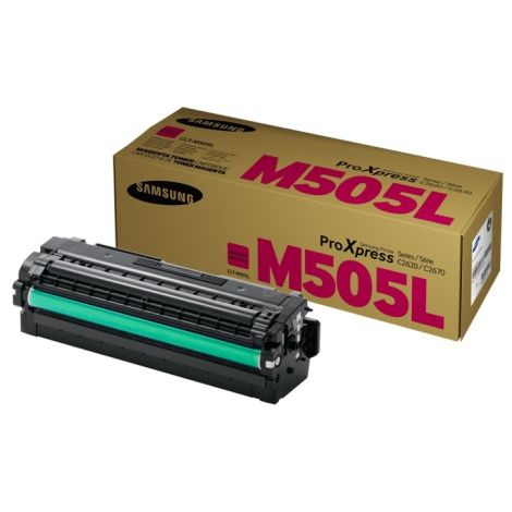 Toner Samsung CLT-M505L, purpurová (magenta), originál