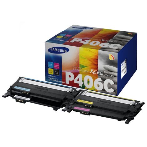 Toner Samsung CLT-P406C, CMYK, čtyřbalení, multipack, originál