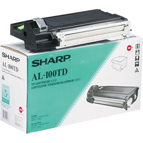 Toner Sharp AL-100TD, černá (black), originál