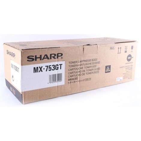 Toner Sharp MX-753GT, černá (black), originál