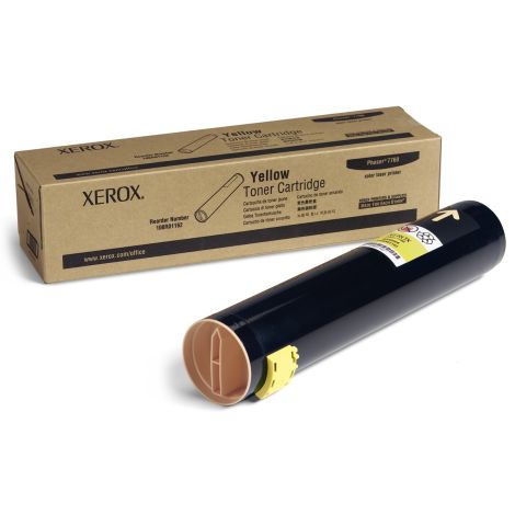 Toner Xerox 106R01162 (7760), žlutá (yellow), originál