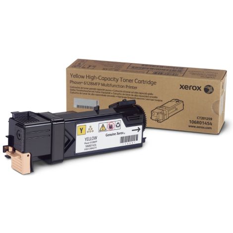 Toner Xerox 106R01458 (6128), žlutá (yellow), originál