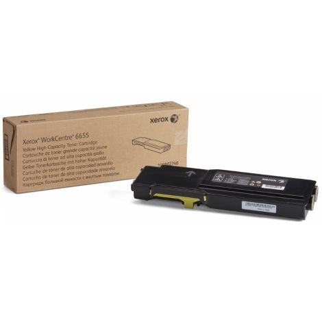 Toner Xerox 106R02754 (6655), žlutá (yellow), originál